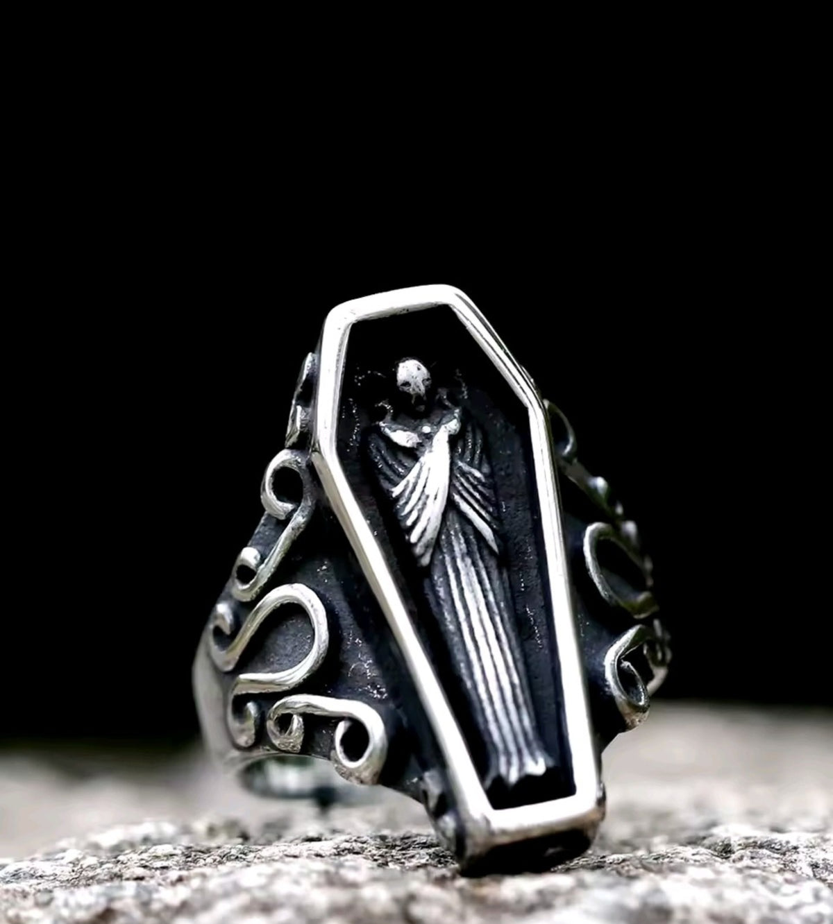 Vampire Coffin Ring