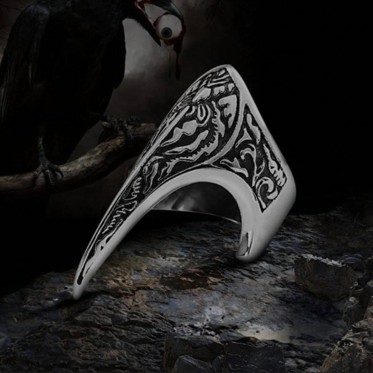 Raven Beak Ring